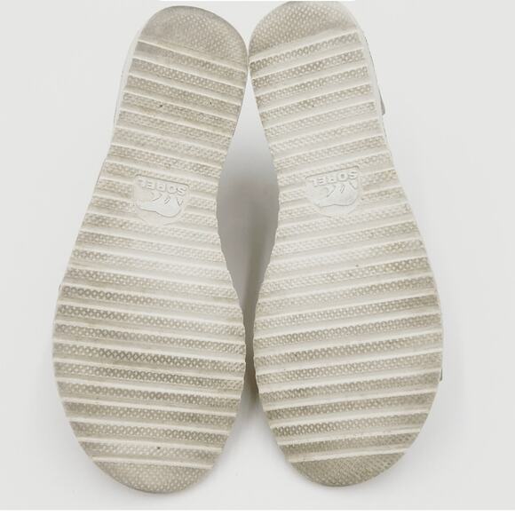 Sorel Ella II Leather Sandals Metallic Gold- Size 7.5 - Picture 9 of 11